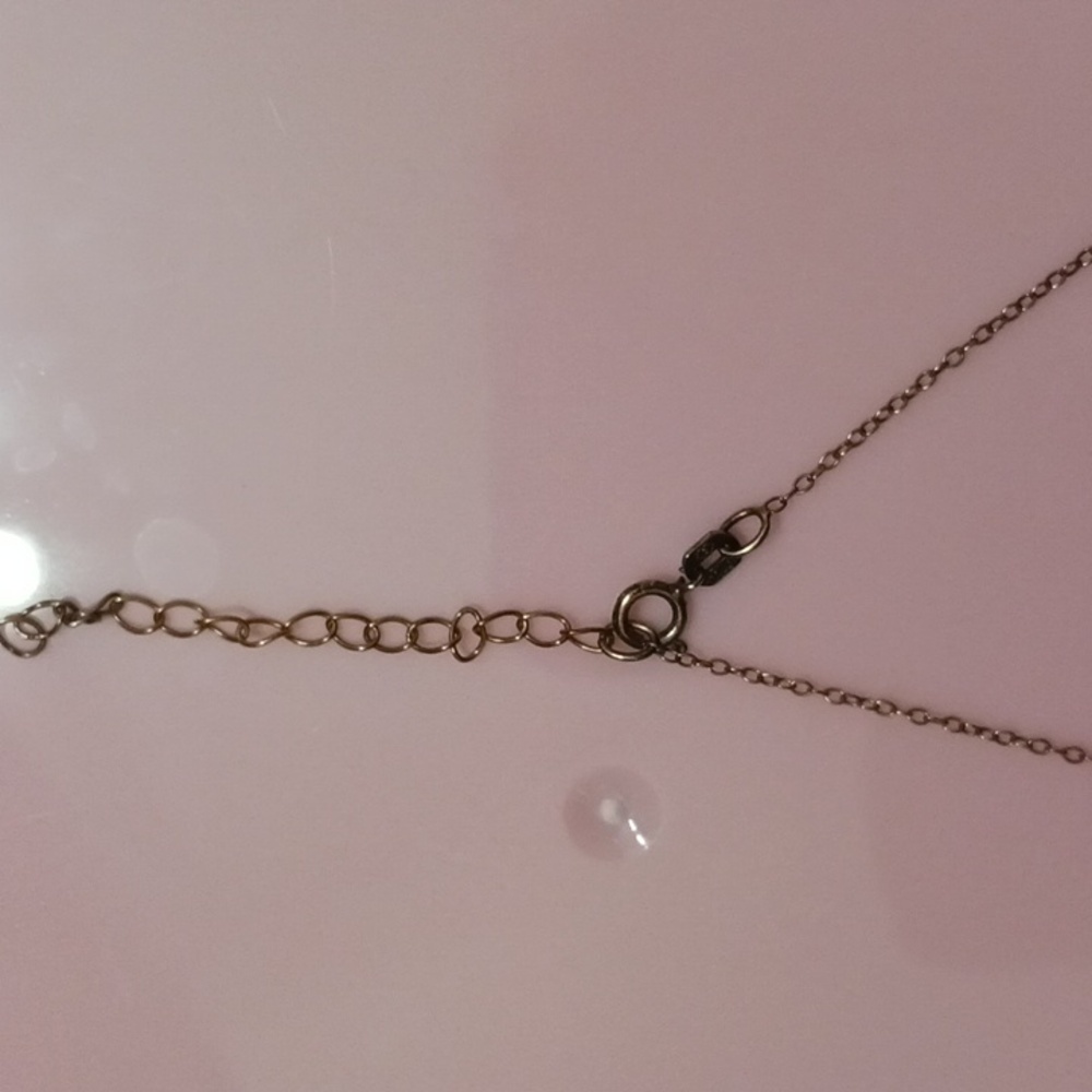 Macy's Diamond Cross18"Pendant Necklece(1/4ct. t.w)in14k Gold-plated Sterling SV - Picture 5 of 5